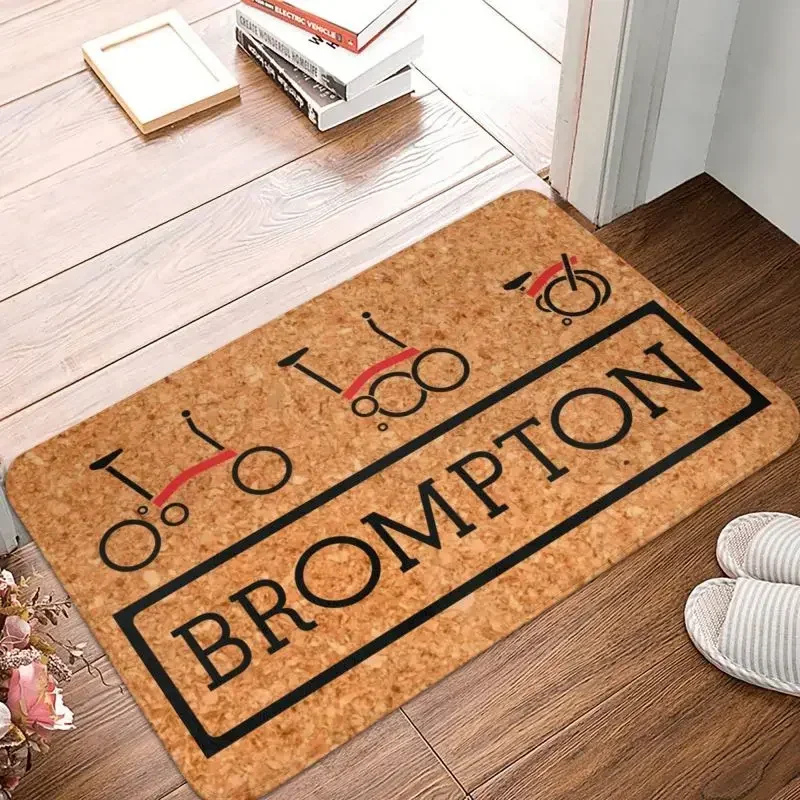 Brompton Bike Front Door Floor Entrance Mat Outdoor Kitchen Bath Doormat Living Room Carpet Rug