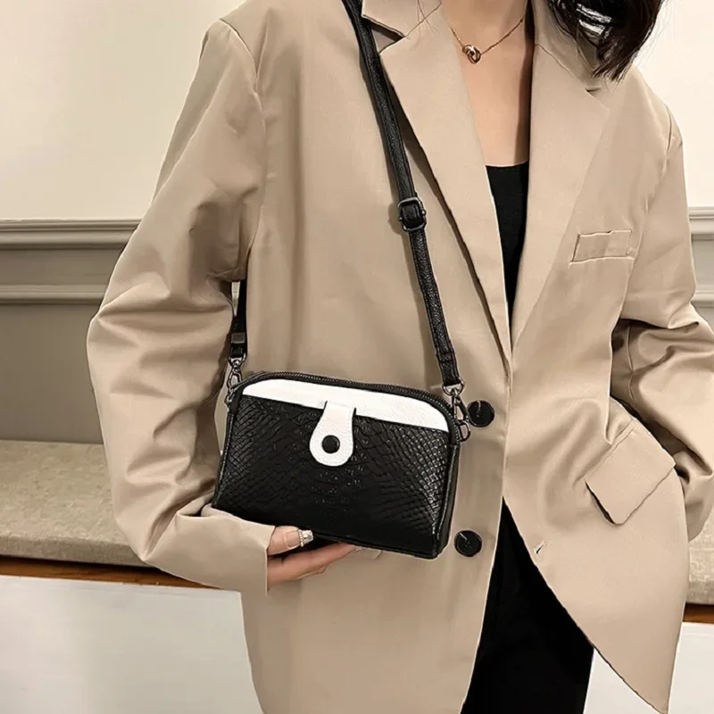Genuine Leather Bags for Women Luxury Designer Crossbody Bags Cowhide Tote Bags for Women Handbags Casual Female Shoulder Bag
