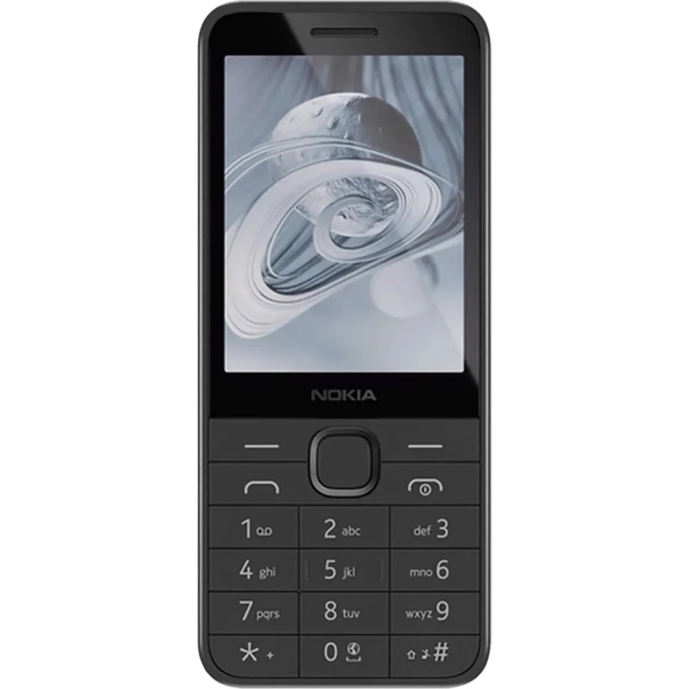 Nokia 215 2024, Teléfono de Respaldo 4G, Pantalla de 2.8 Pulgadas, 2 SIM, 1450 mAh, MP3, Radio FM, Linterna LED, Botones Físicos Tipo C, Teléfono para Personas Mayores