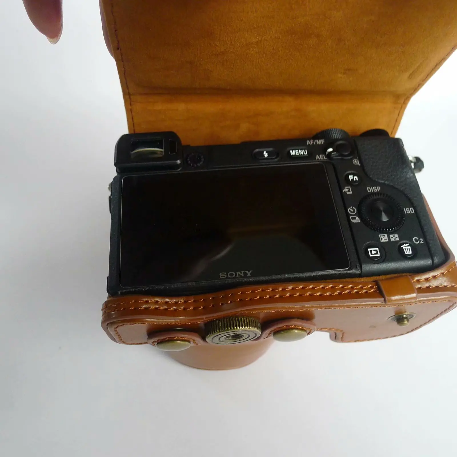 Camera Video Bag PU Case Cover for Sony ILCE-6400 A6400 Camera