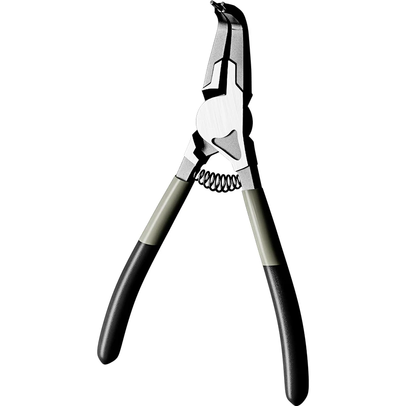 Snap Ring Pliers 7 inches Internal/External Heavy Duty for Ring Remover Retaining Straight Bent Lock Pliers Set Circlip Pliers