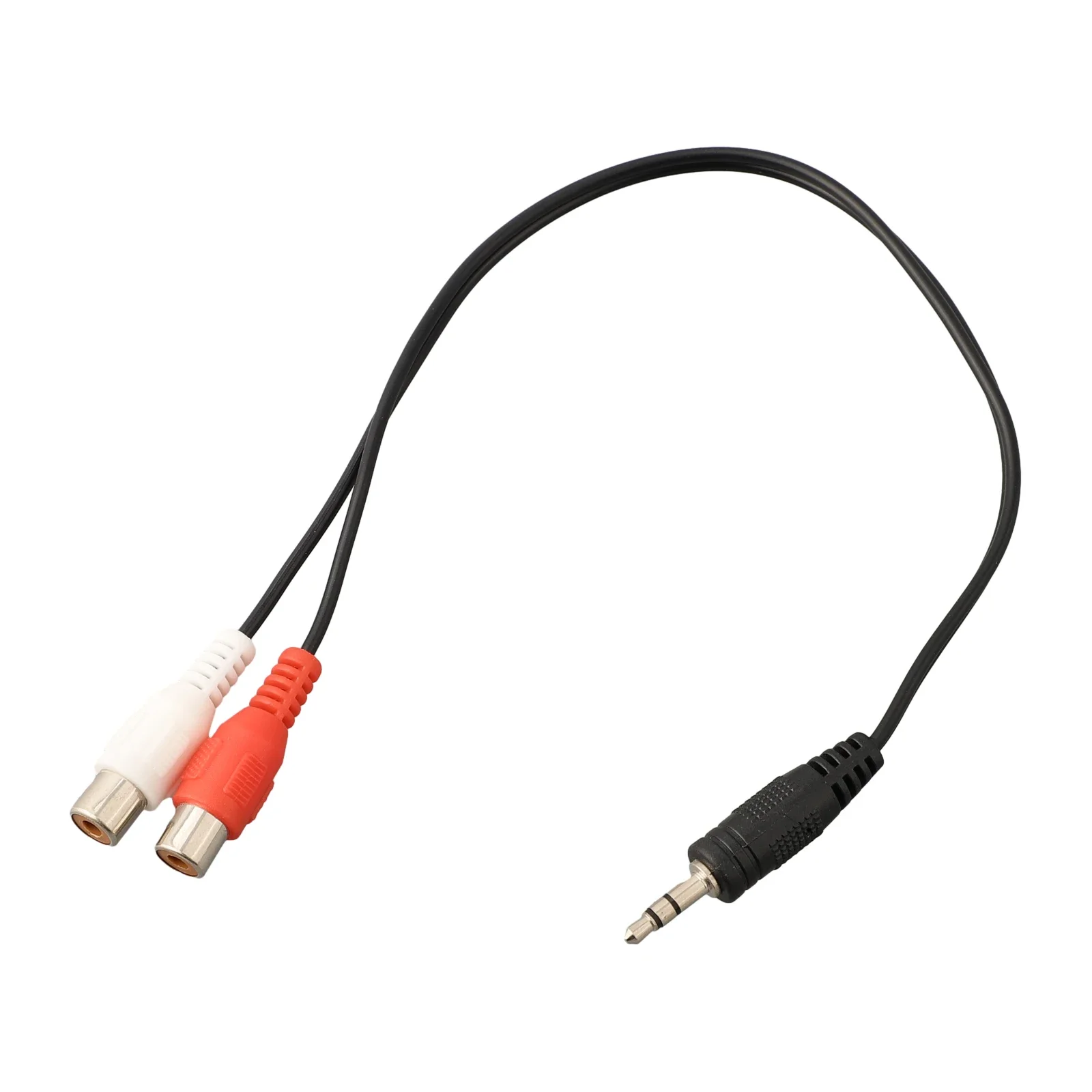 Y Splitter Audio Cable3.5mm 1/8 สเตอริโอหญิง Mini ถึง 2 ชายสําหรับ-ปลั๊ก RCA อะแดปเตอร์ทองหญิงปลั๊กสําหรับ-RCA Connector อะแดปเตอร์