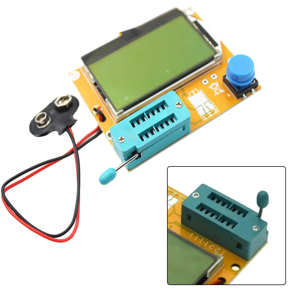Transistor Tester for LCR-T4 for platform with 128x64 LCD Backlight Support for Diode Thyristor MOSFET Inductor Capacitor Tests