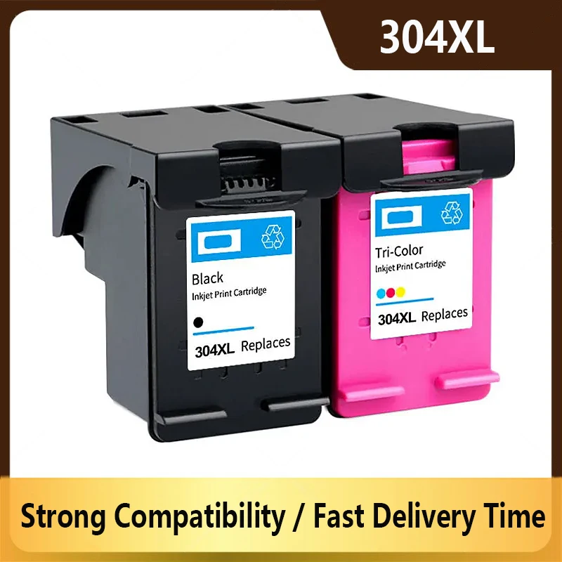 304XL Ink Cartridge Compatible for HP304 HP 304 XL Envy 5010 5020 5030 5032 5034 Deskjet 2632 2630 2620 3720 3721 3723 Printer