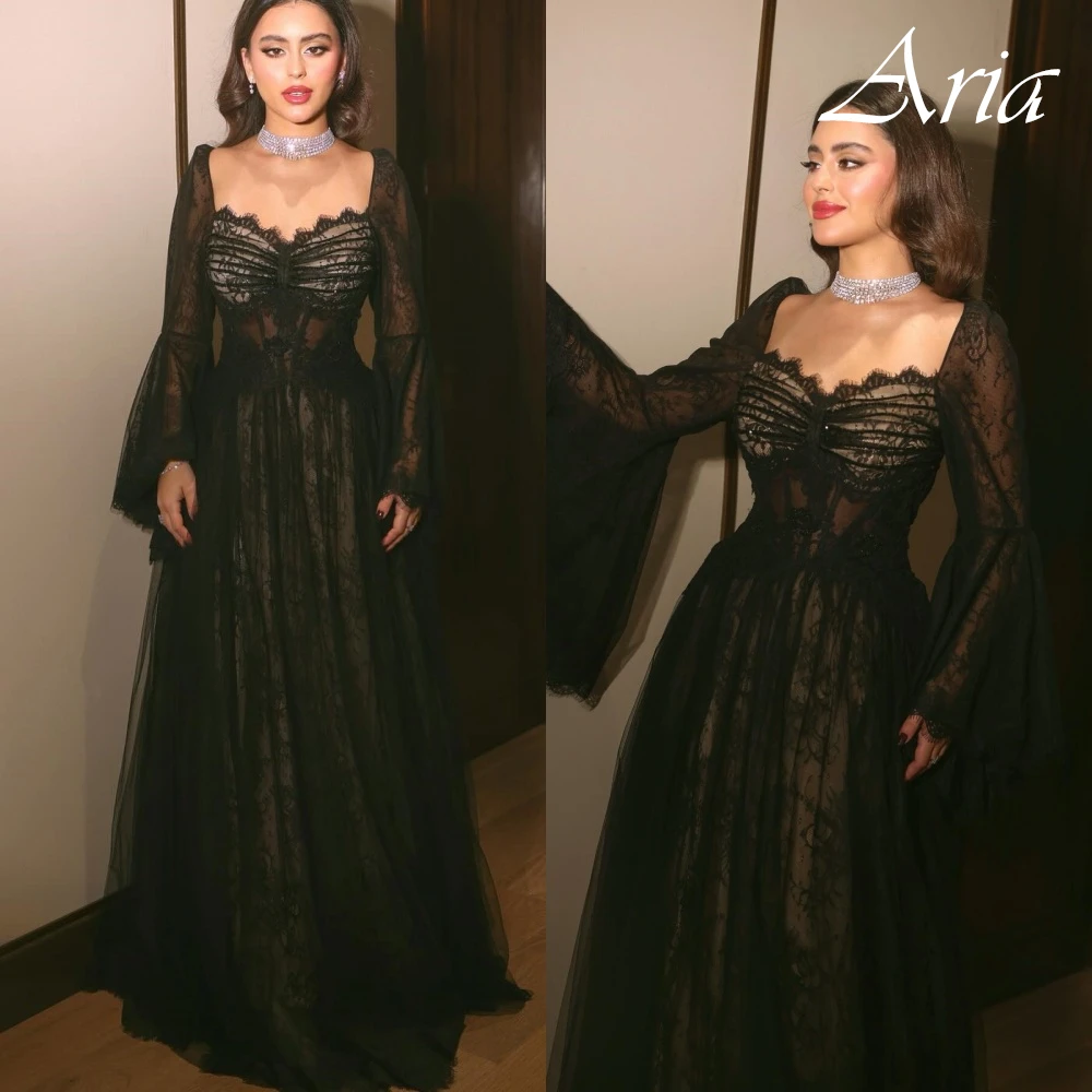 تخصيص بسيط ساحة طوق كاب كم طويل الأكمام مساء اللباس جودة عالية الدانتيل فساتين السهرة حزب أثواب حساسة