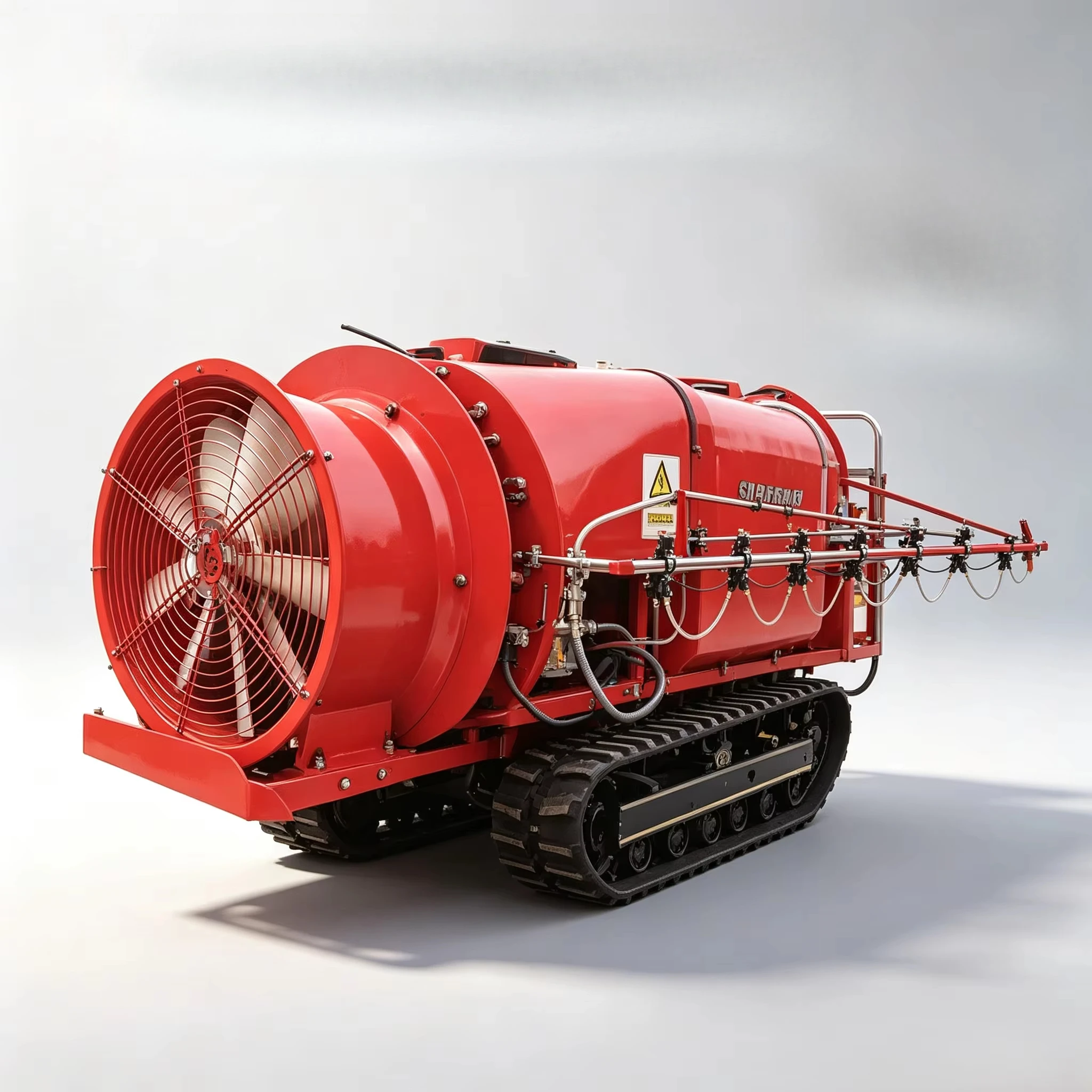 Orchard Sprayer Tractor - 高品質300 650 1000Lスチール製トラクター搭載ブームスプレーヤー、40-50Lミニポンプ連続噴射、大面積農場用、果樹園用*