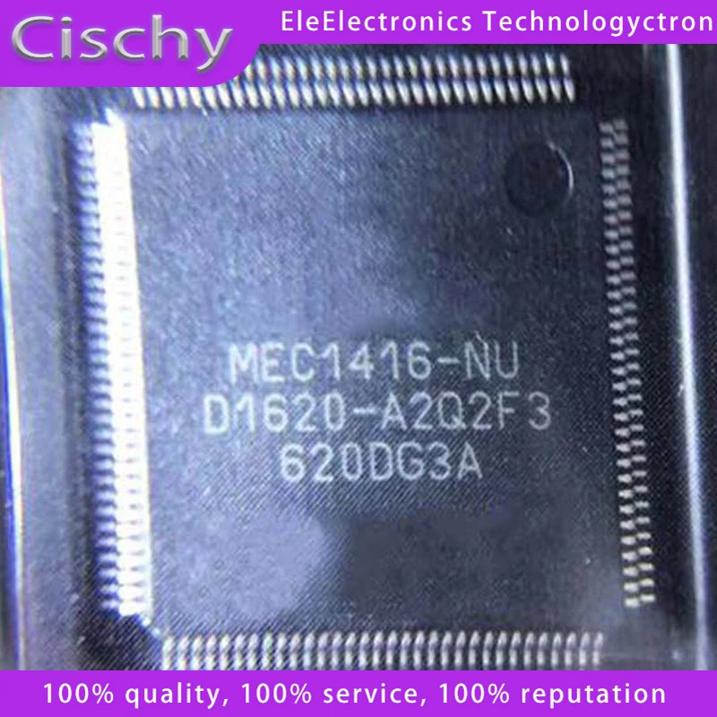 2pcs MEC1416-NU MEC1416 NU QFP-128 Chipset