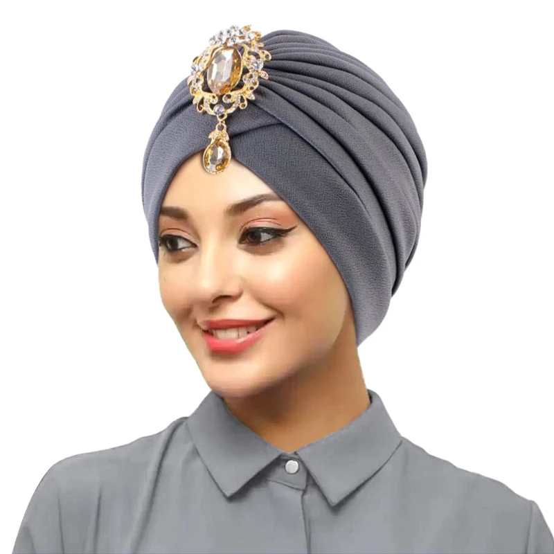 novo-vintage-feminino-strass-decoracao-turbante-cor-solida-cabeca-envolve-elastico-plissado-gorros-chapeus-lenco-ramadan-quimio-bone