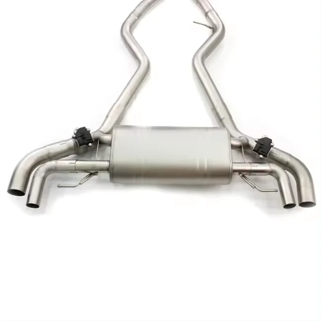 Factory provide Titanium exhaust system catback exhaust with Pneumatic Cutout valve For Suzuki Hayabusa GSX1300R 99-20