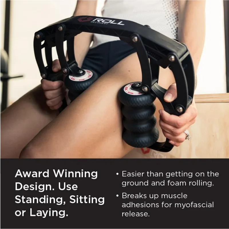 Recovery R8 (Negro Carbono) - Rodillo de masaje de tejido profundo
