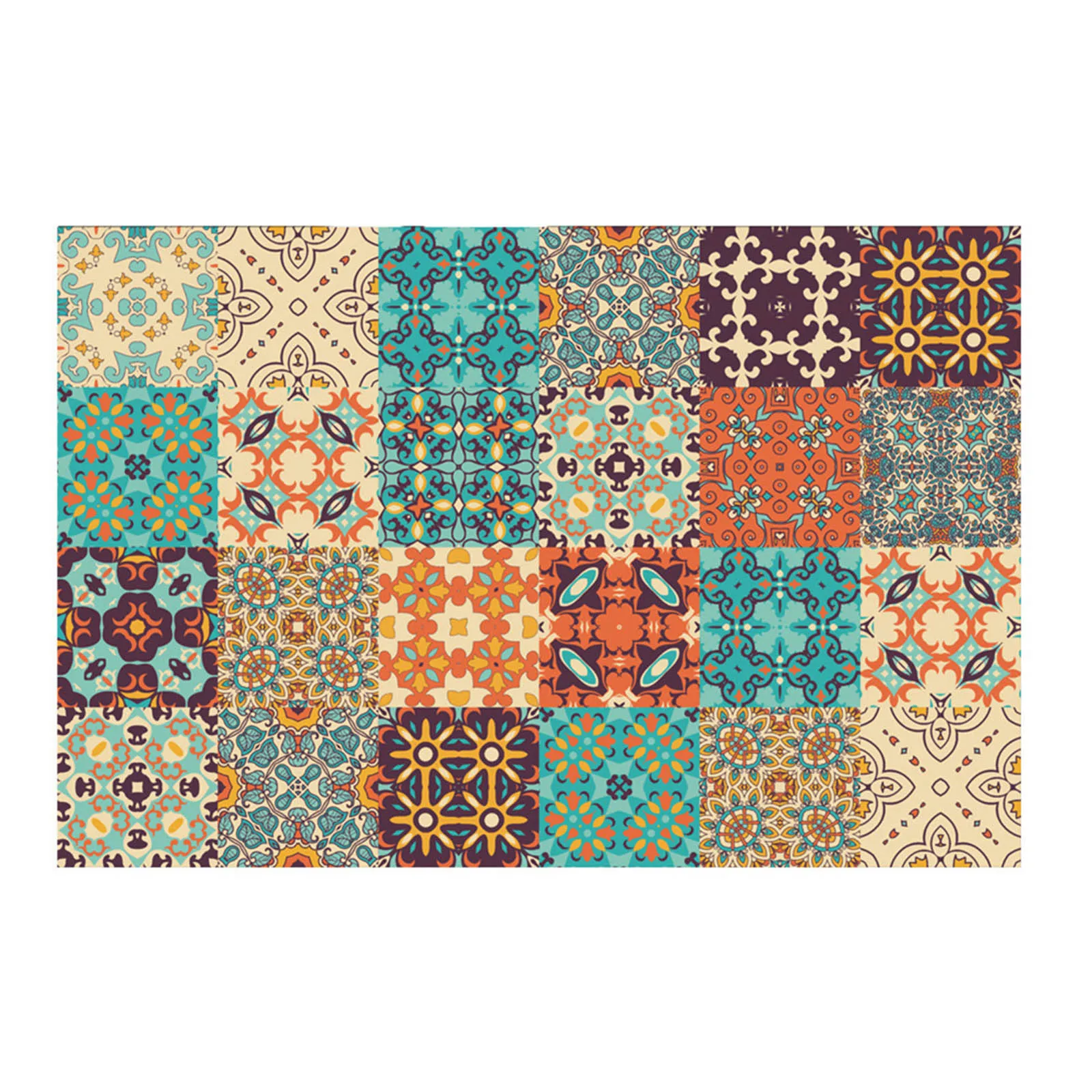 

24x Mosaic Tile Stickers for Home Decor 3D Effect Easy to Apply on Smooth Surfaces Perfect for Kitchens and Bathrooms