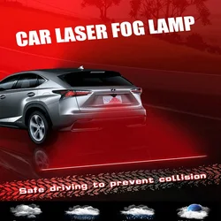 Motorcycle Car Straight line Laser 12V Fog Lamp Modification Accessory S-08 Short Bullet Head Decoration Anti Rear Warning Light