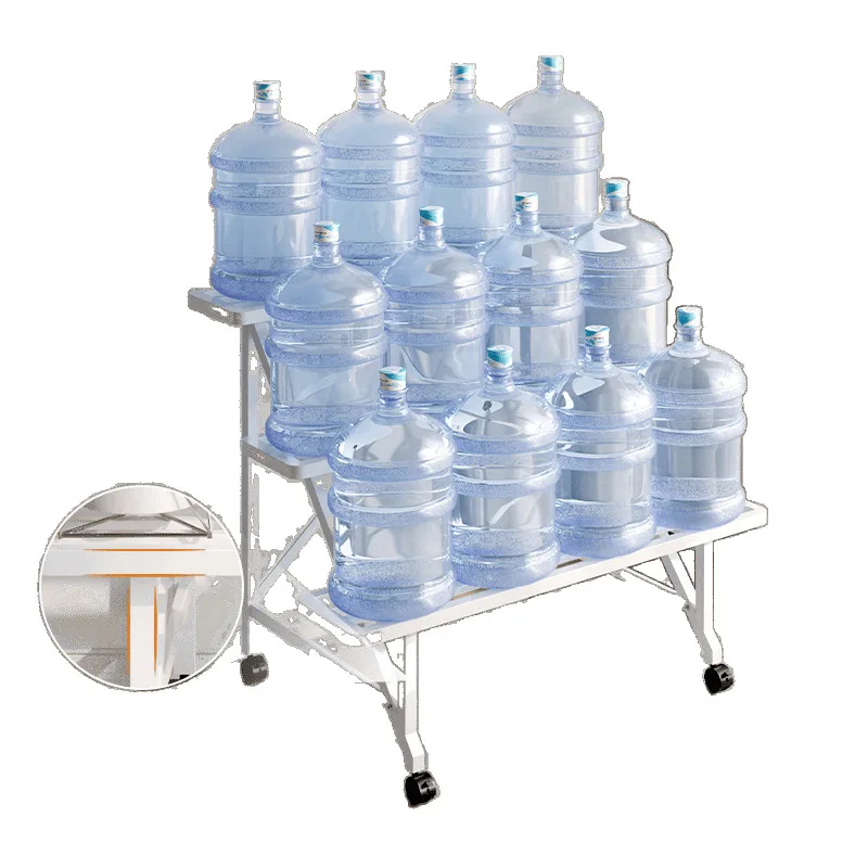 Stepped step flower stand Balcony Floor to ceiling courtyard Wrought iron multi-layer flower stand Movable outdoor rack with