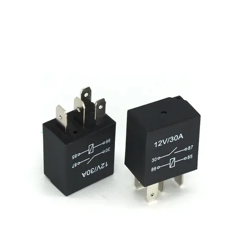 자동차 하이빔 램프 및 로우빔 램프 12V/30A 에어컨 안전 박스 펌프 재장착 자동차 릴레이