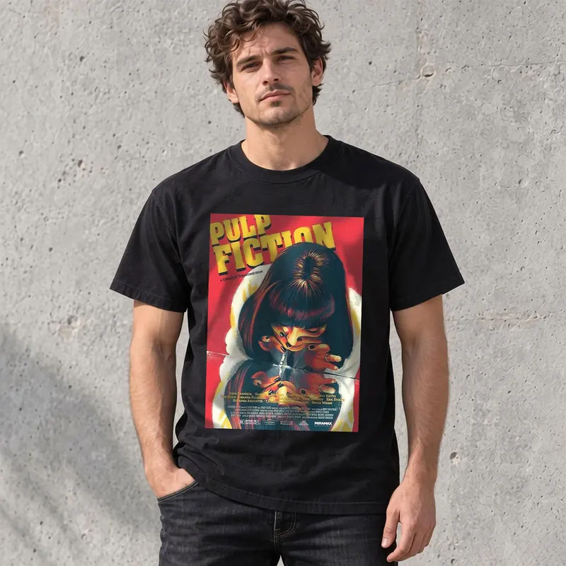 pulp-fiction-movie-graphic-t-shirt-vintage-90s-retro-film-print-tee-quentin-tarantino-classic-cinema-unisex-short-sleeve-shirt