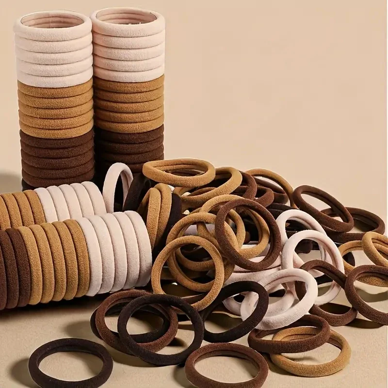 30-200 stuks haaraccessoires voor vrouwen meisje Basic haarbanden Hoofdband Haartouwen Stropdassen Paardenstaarthouder Eenvoudig en modieus nylon