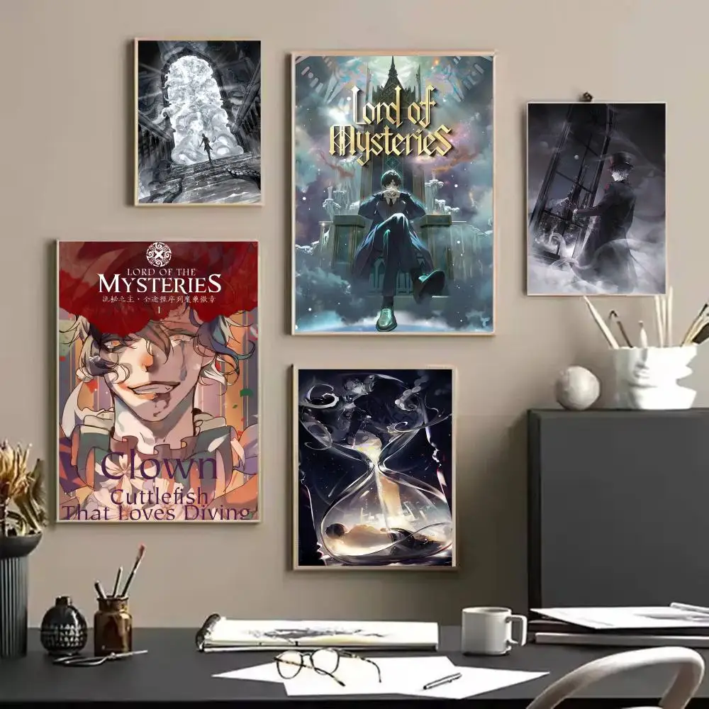 سيد الألغاز أنيمي ملصق ملصقات HD مقاوم للماء اللوحة جدار الفن لغرفة النوم غرفة المعيشة ديكور المنزل الديكور هدية