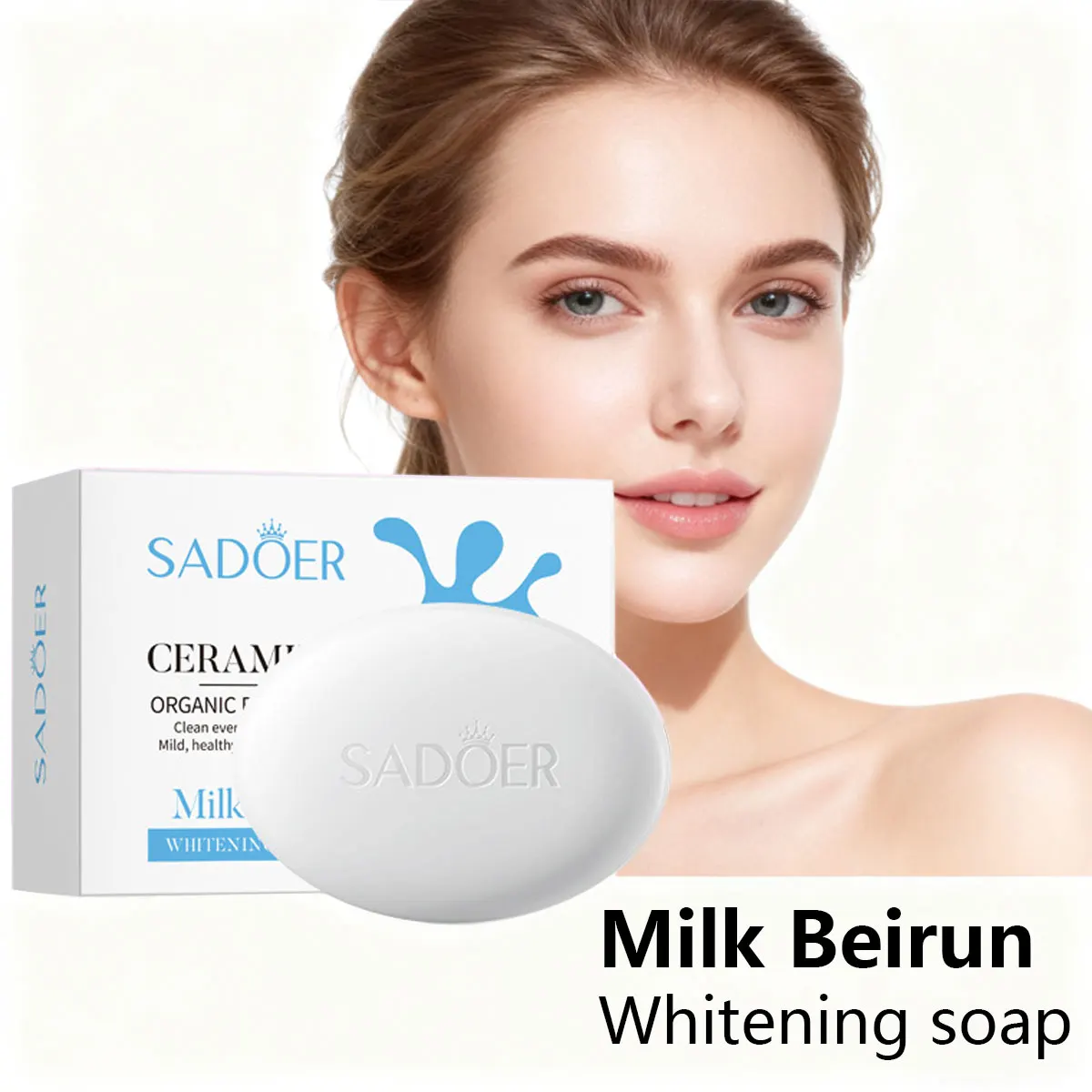 

Ceramide Milk Natural Oil Fragrance Soap Deep Moisturizing Cleaning Handmade Soap Suitable For Washing Face And Bathing