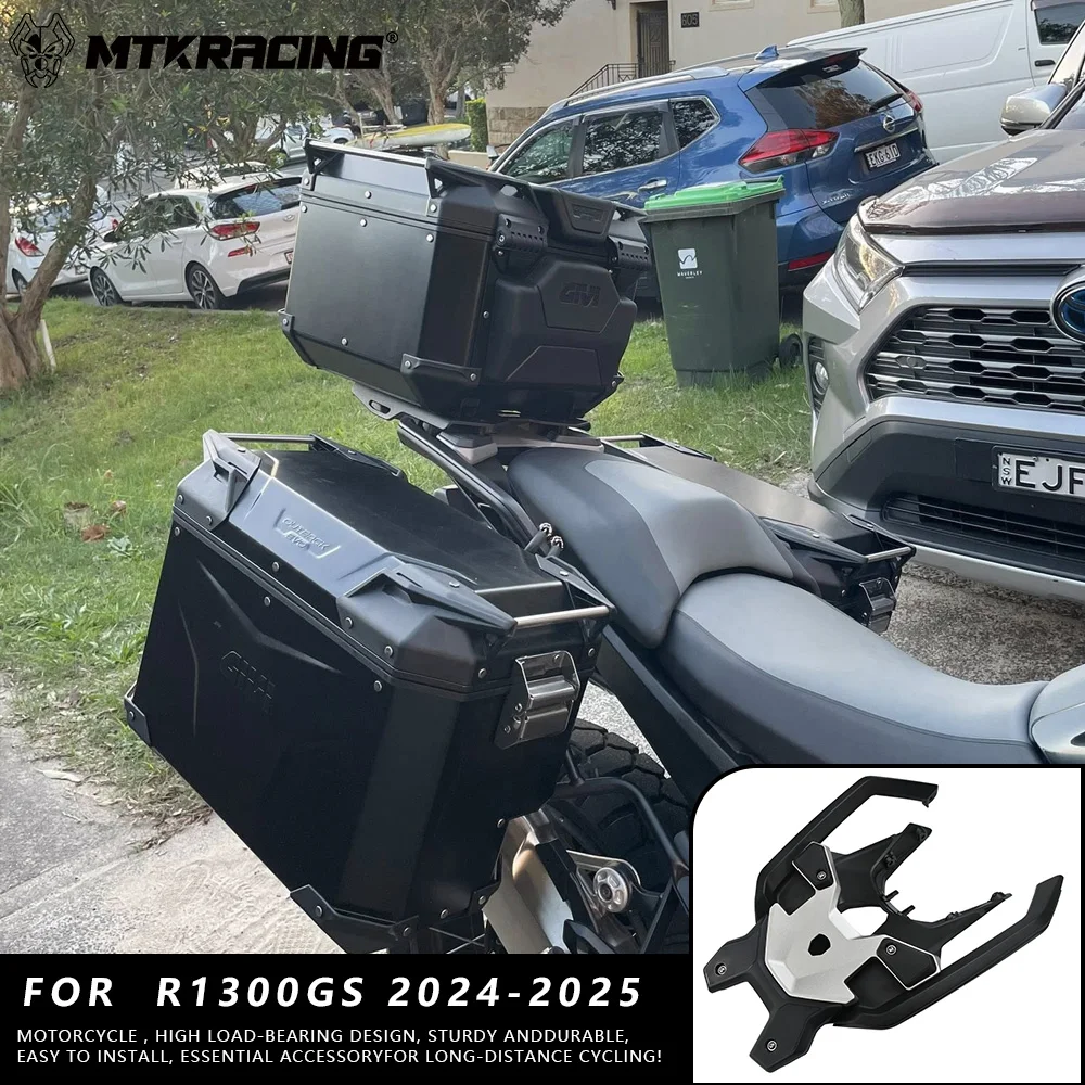 

MTKRACING For BMW R1300GS 2024-2025 Motorcycle Rear Luggage Rack Stable Carrier Rack Storage Box Support