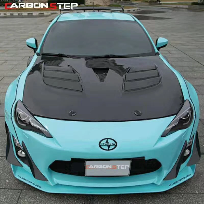 Carbon Fiber FRP Front Bumper Splitters for Toyota FT86 GT86 Front Bumper Inner & Outter Canards 2012-2015