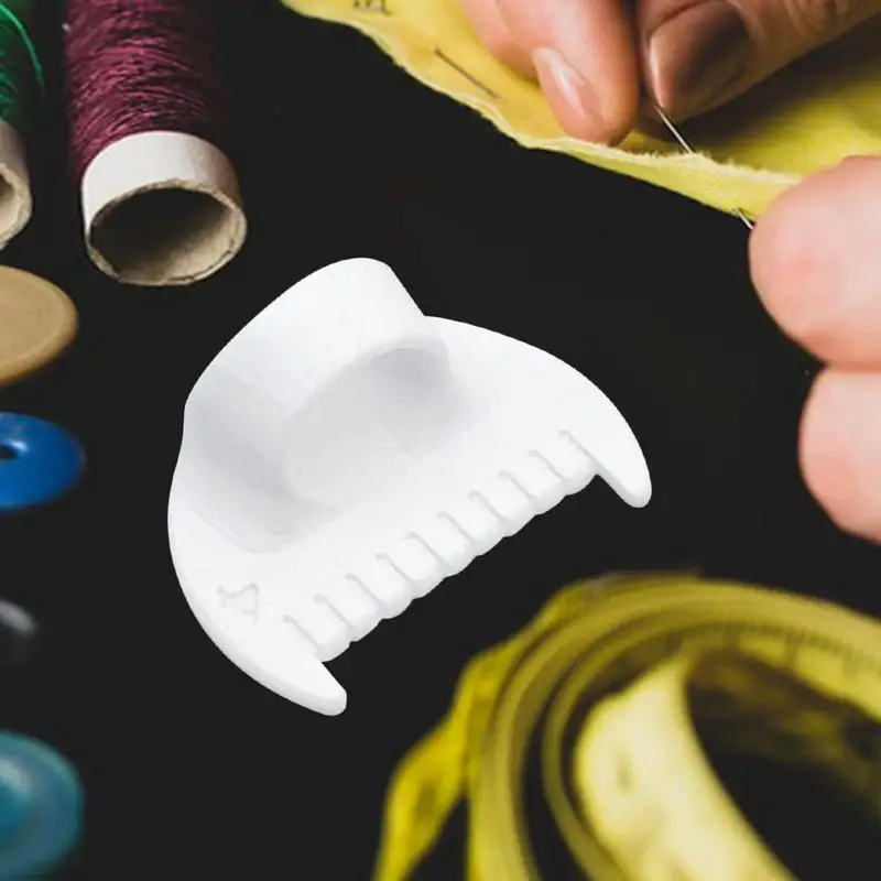 قالب الإصبع اليد الخياطة الخياطة إبرة قياس أداة قياس الإبهام حماية إبرة قياس أداة لفنون نسيج اللحف