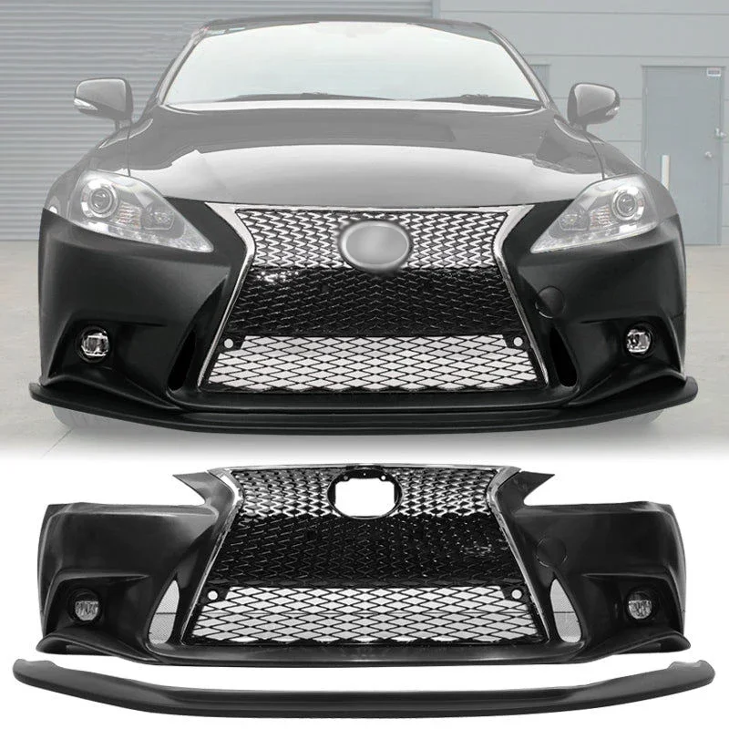 accesorios para autoFor 2006-2013 Lexus Is250 F-Sport Front Bumper 2IS to 3IS Conversion w/Lip