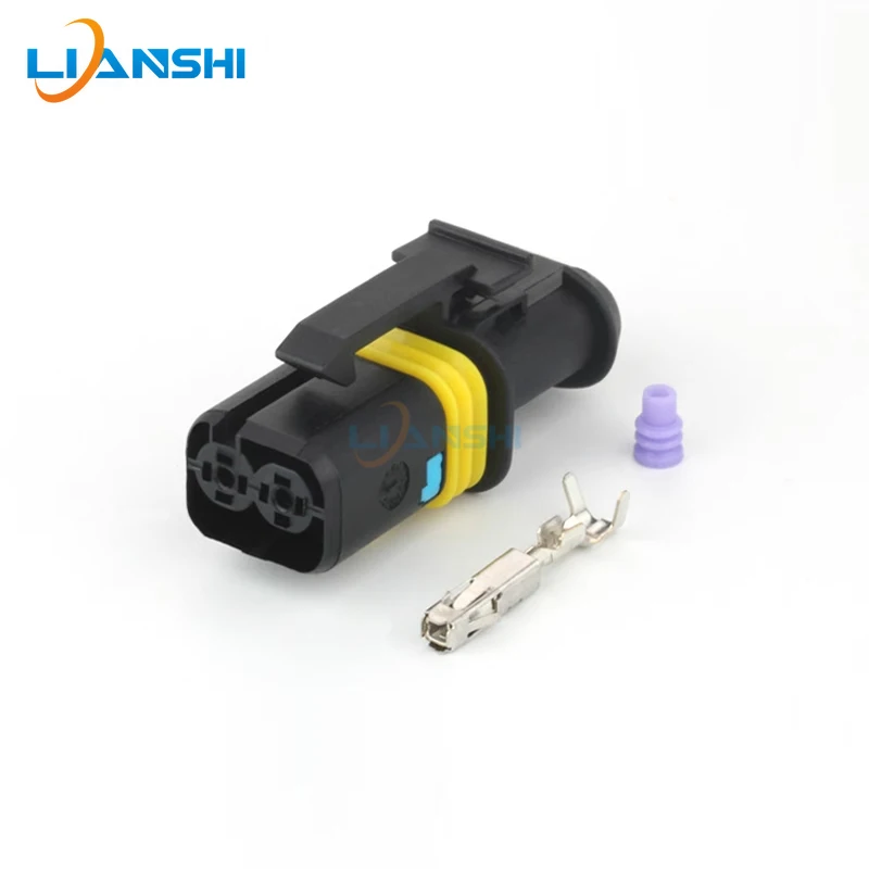 2 Pin 182860000 DJ7028A-1.5-21 Waterproof Connector Plug For EFI Starter Relay Harness