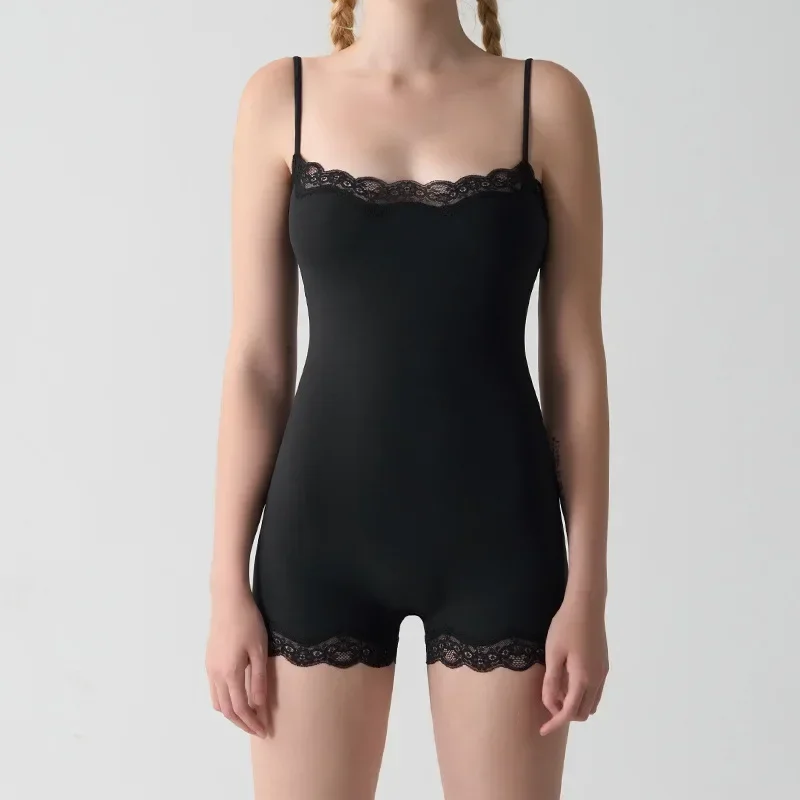 Women's Sexy Lace Adjustable Jumpsuit, Breathable