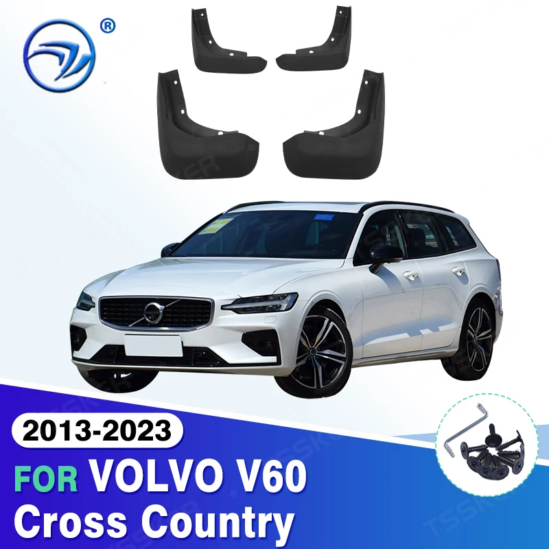 Set Car Mud Flaps For VOLVO V60 /V60 Cross Country 2013-2023 14 15 16 17 18 19 Mudflaps Splash Guards Mud Flap Mudguards Fender