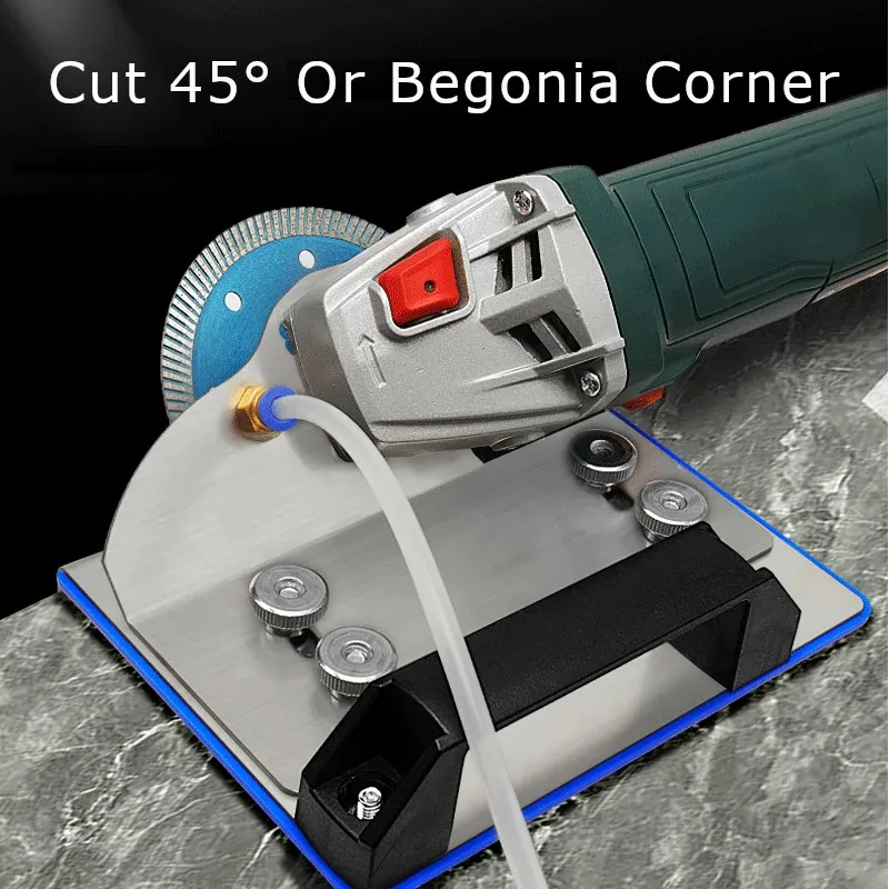 100 Type 45 Degree Angle Grinder Stand Holder For Tile 45 Chamfer Cutting Metal Ceramic Chamfering Tool Bracket Portable