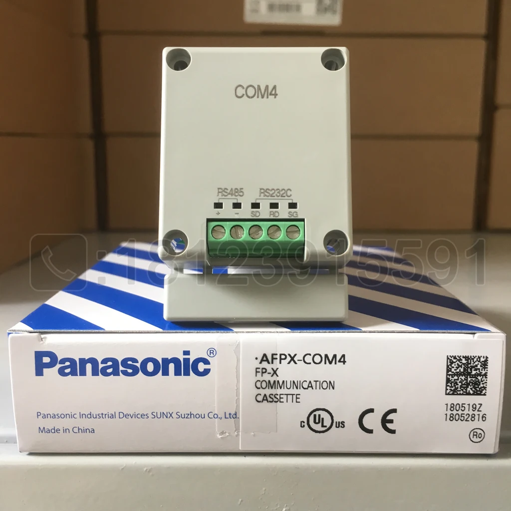 

Panasonic/ Panasonic RS485/RS232 communication plug-in AFPX-COM4/FP-XCOM4 is guaranteed for one year.