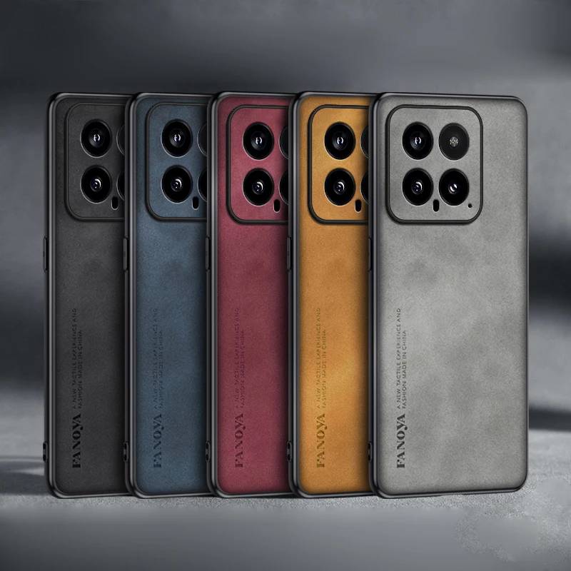 Case For HUAWEI Mate 60 Pro RE NOVA 11 Ultra 11i SE P60 Art Enjoy 60 PRO Cases Vintage Sheepskin Lamb Skin Nubuck Back Cover