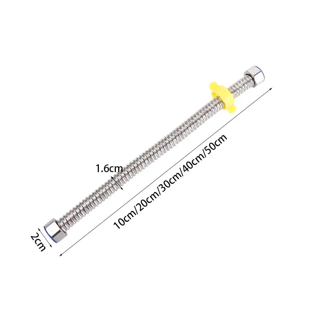 

Высокотемпературный шланг из нержавеющей стали 304, утолщенный с гаечными гофрированными трубами, нержавеющая сталь 304.