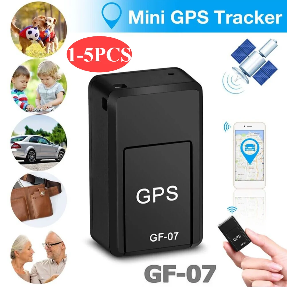 Mini Magnetic GF-07 GPS Car Tracker SIM Message Positioner Real Time Tracking Real-time Motorcycle Locator Anti-lost Pet Tracker