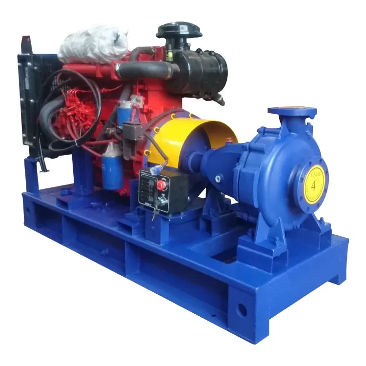 15Kw 20 Cubic Meters/h High Pressure Agricultural Irrigation Diesel Centrifugal Water Pump