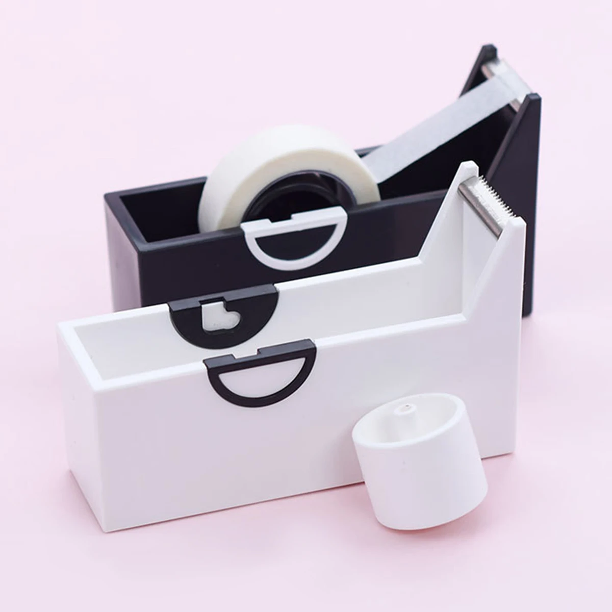 Lash Adhesive Tape Cutter Eyelash Extension Tape Holder Base  Dispenser Grafting Lash Plastic Rotating Tape Cutting Makeup Tool