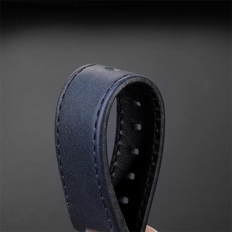 Genuine Cowhide Leather Strap for Tissot PRX Series T137.407/410 Men Business Fashion Watch Band Replacement Parts