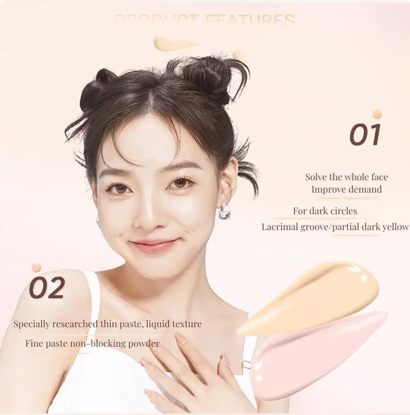 Judydoll High-energy Brightening Pen Facial Swelling Tear Groove Filling Highlight Local Concealer Pencil Cosmetics Makeup