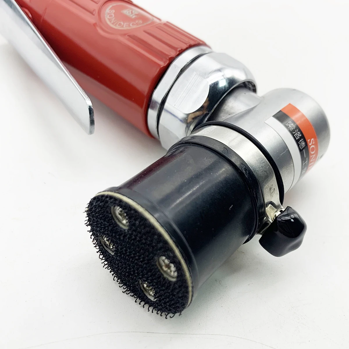 SONIDEC High Quality 1.2 Inch Orbital Sander Spot Pneumatic Polishing Machine Tool 90 Degree Point Polisher
