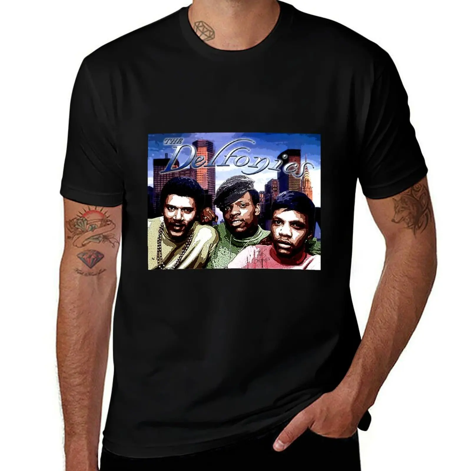 

The Delfonics "Tribute" D-1 Poster T-Shirt funny t shirts man t shirts with prints T-Shirt