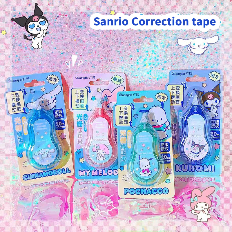 

back to school supplies sanrio Stationery items school useful kuromi correction tape cinnamoroll corrector Corrective tape