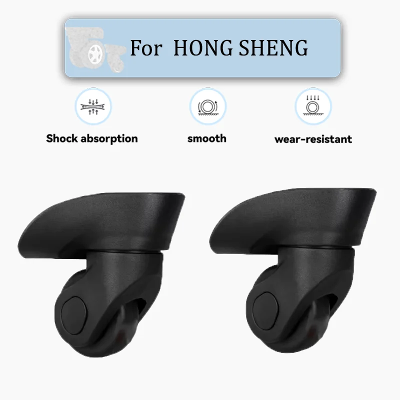 

Высококачественные колеса для багажа HONG SHENG A20 - совместимы с большинством чемоданов, бесшумные сменные колеса + инструменты для крепления