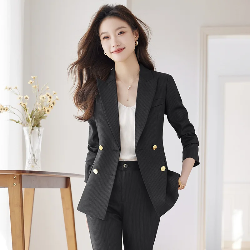 Suit Jacket Women's Spring and Autumn High-Grade Casual Business Attire Formal Wear Temperament Goddess Style Suit Suit Overalls