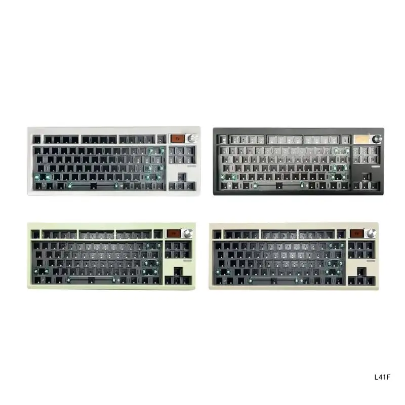 

GMK87 3Modes Mechanical Game Keyboard BT5/2.4G/UsbC Hot-Swappable Keyboards for ESports Game