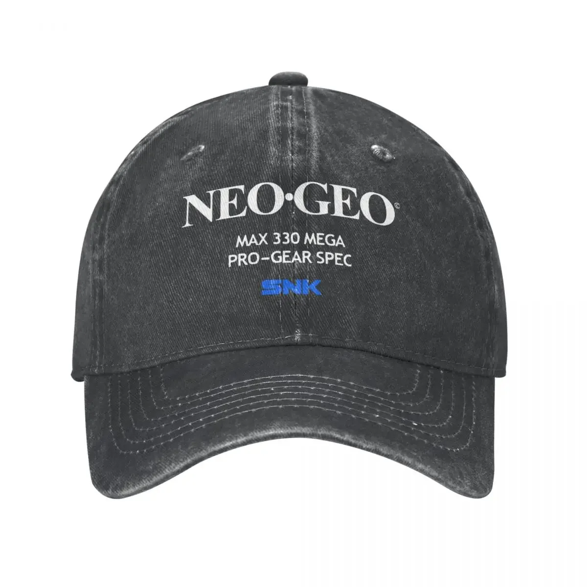 Fatal Fury Neo Geo Startup Screen Men Women Baseball Cap Distressed Washed Hats Cap Fashion Outdoor Summer Sun Cap