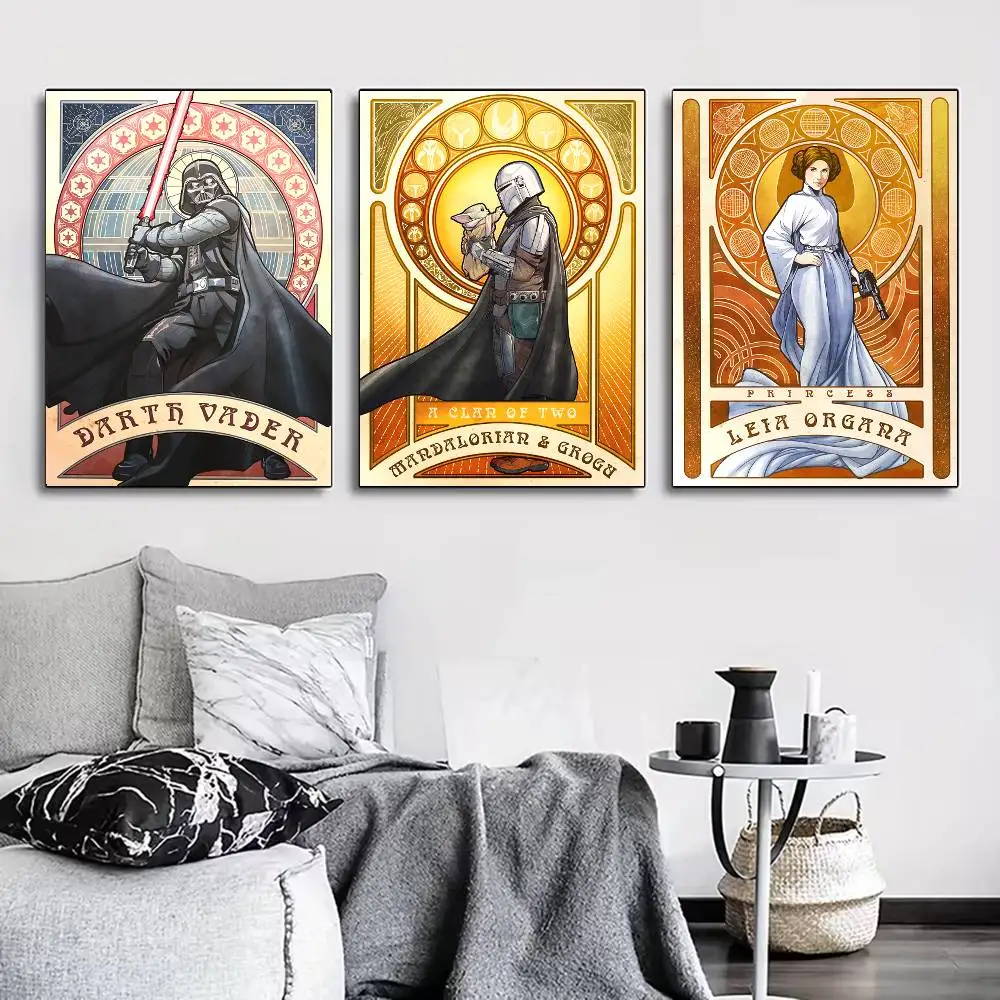 poster-s-star-wars-para-sala-de-estar-quarto-escritorio-ou-bar-sem-moldura-uso-interno-arte-de-parede-para-quarto