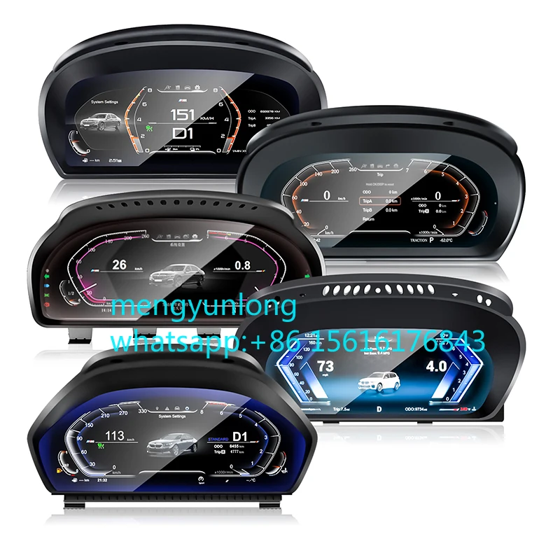 

NaviHua 12.3 Inch LCD Dashboard Speedometer for Digi l Cluster Dashboard 5 Series F10 Instrument Dashboard Panel Cockpit