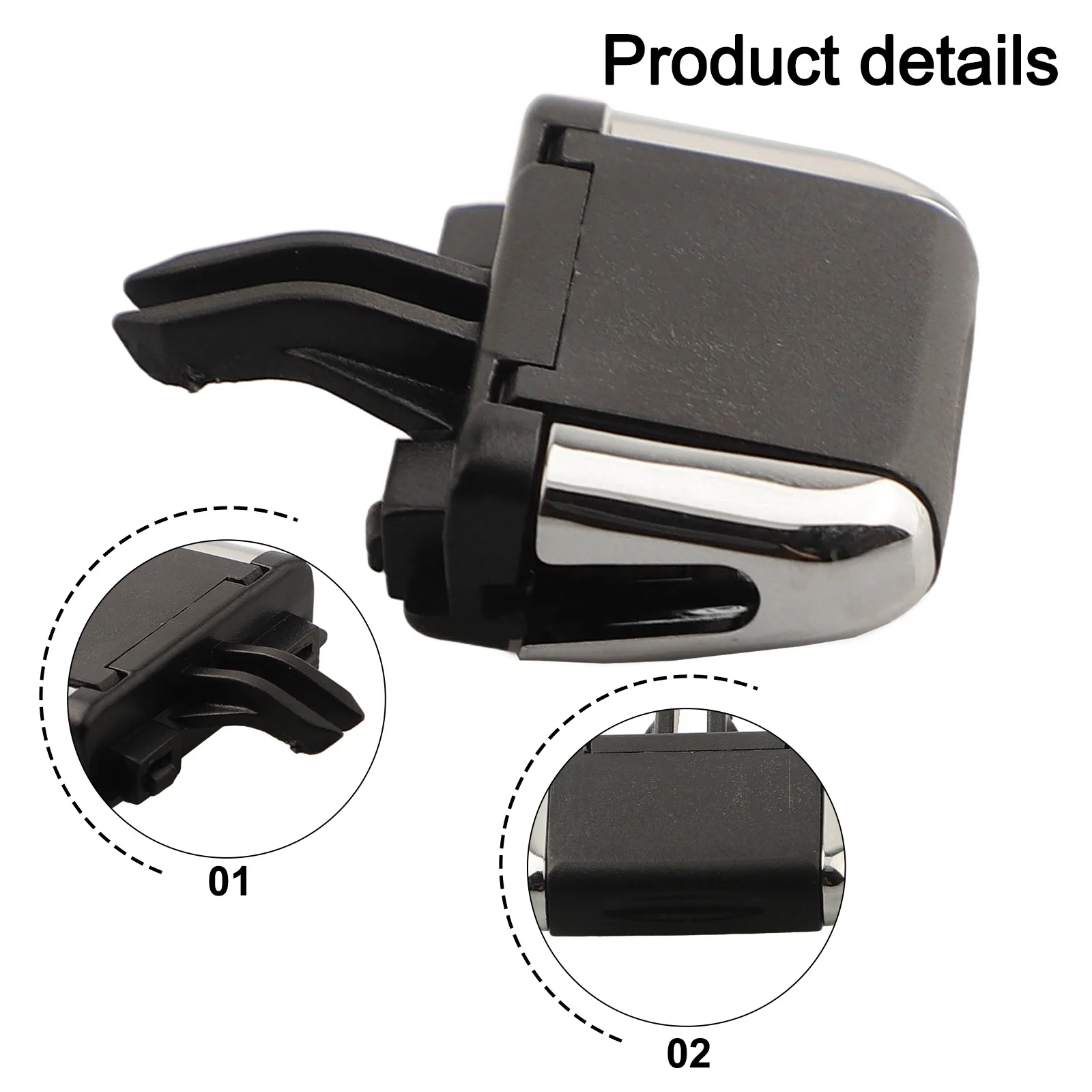 A/C Vents Replacement Tabs For For The Front Area Of The Car Specifically For For The LC120 From Year Three To Year Nine