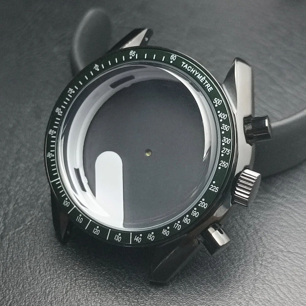 39,7-mm-Uhrenmetallgehäuse, passend für VK63-Uhrwerk, Uhrenzubehör, geeignet für 20-mm-Armband, VK63-Zifferblatt und -Zeiger – Detail 1