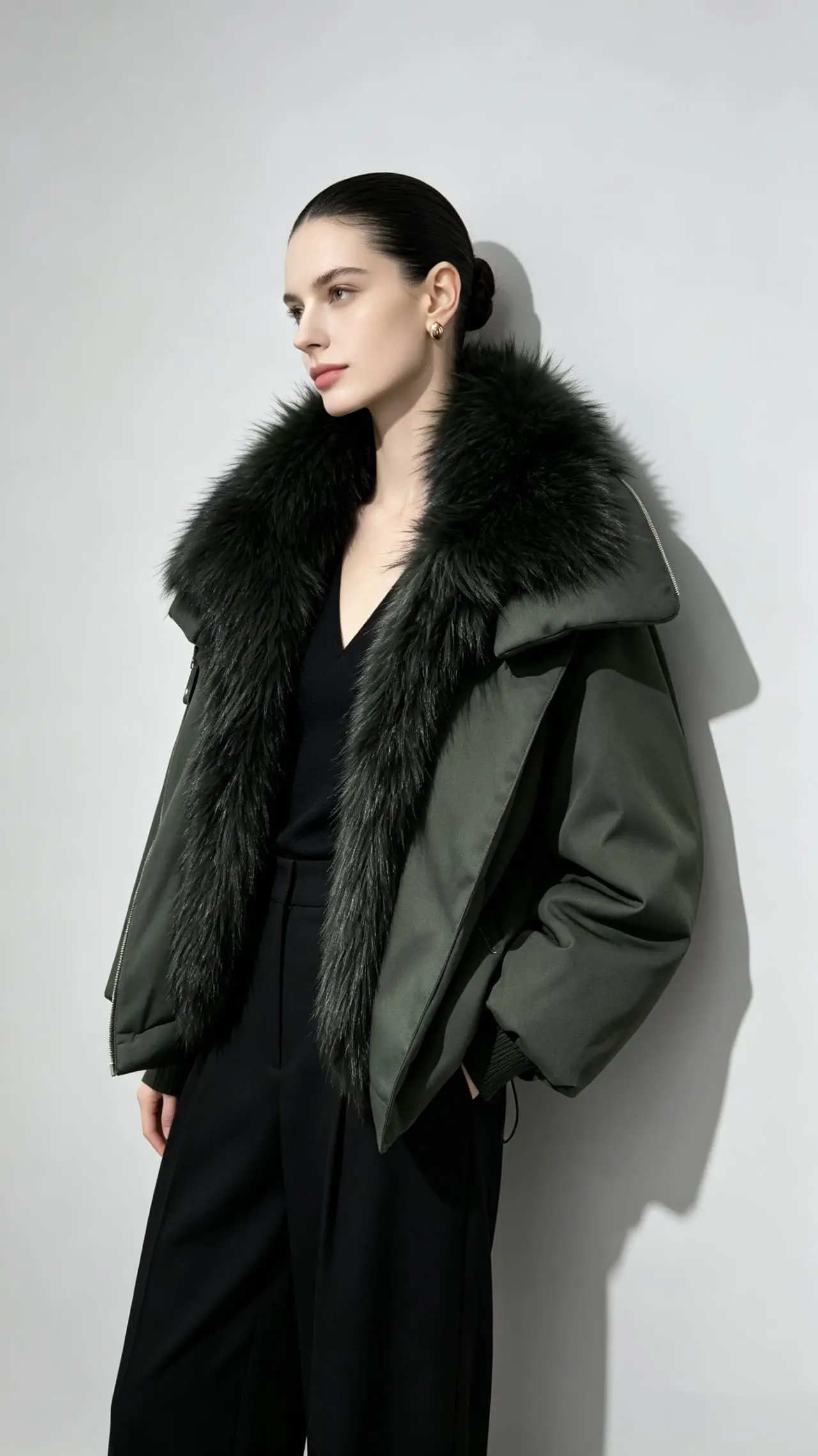 Lagabogy 2026 New Winter Jacket Women Large Real Fox Fur Collar Puffer Jacket Loose Warm Parkas Female 90% White Duck Down Coats